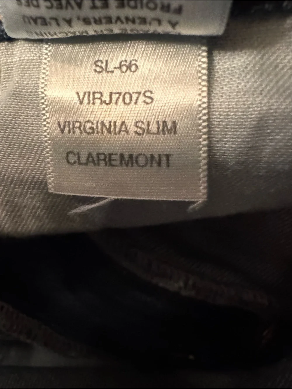 SLVRLAKE Virginia Slims Women’s Blue High Rise Slim Fit Denim Jeans Size 24 - Picture 8 of 16
